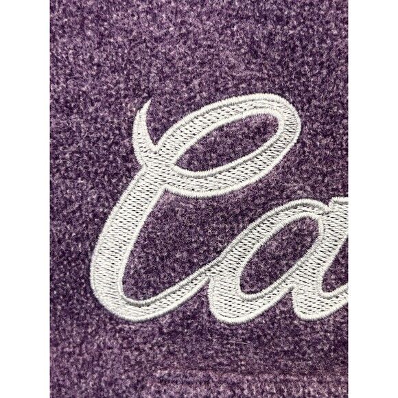 Carhartt For Women Fleece Vest Small 4/6 Full Zip Purple Pockets Cozy Casual - Picture 3 of 11